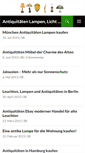 Mobile Screenshot of antiquitaeten-lampen.de